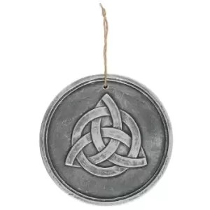 Image of Triquetra Silver Terracotta Plaque