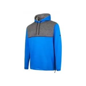 image of ISLAND GREEN HOODED TOP LAYER - MARINE/CHAR MARL/BLACK - M