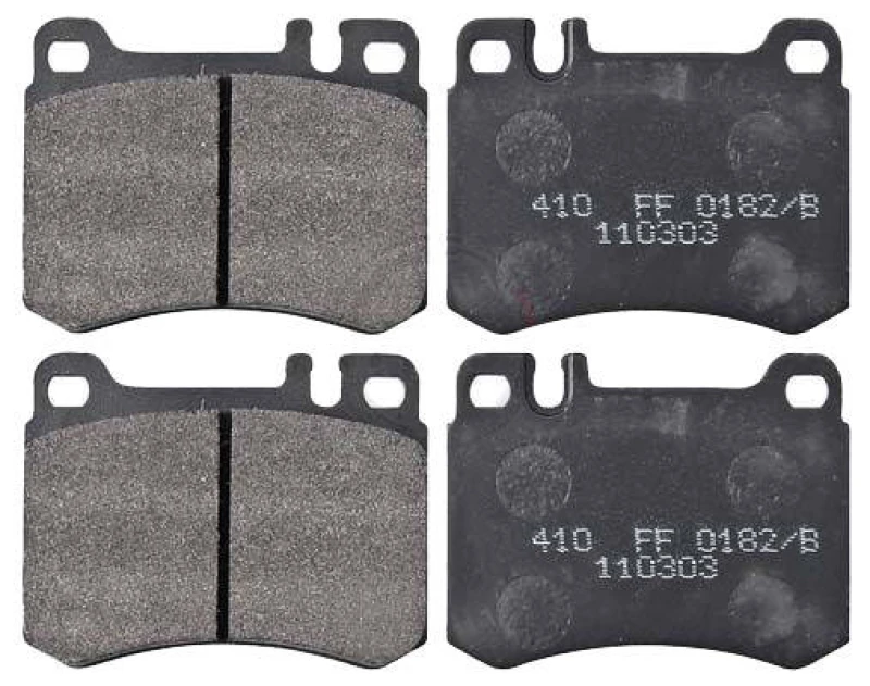 Image of A.B.S. 36640 Brake pad set prepared for wear warning indicator Brake Pad Set,disc brake (402)