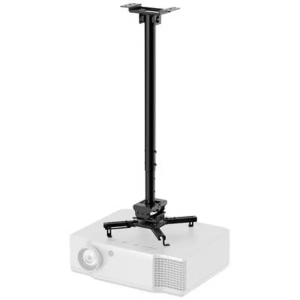 image of Neomounts CL25-550BL1 Projector ceiling mount Roof suspension bracket, Swivelling/tiltable, Height-adjustable, Swivelling Max. distance to floor/ceili