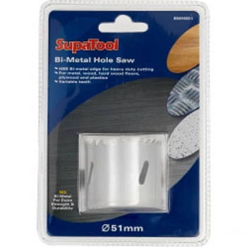 image of SupaTool Bi-Metal Hole Saw 51mm