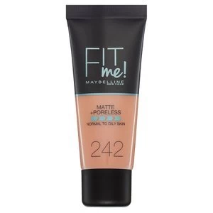 image of Maybelline Fit Me Matte and Poreless Foundation Light Honey Nude