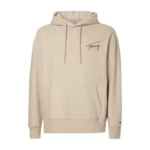 image of Tommy Jeans Signature Hoodie - Beige