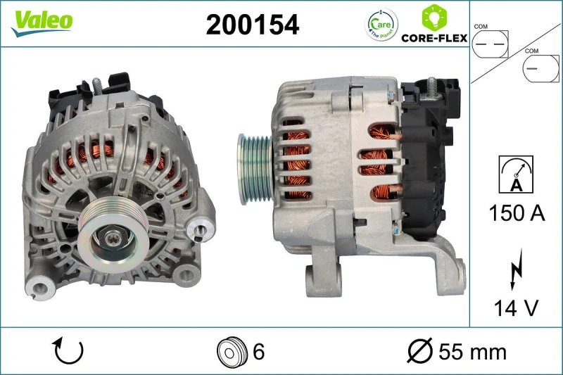 Image of Alternator VALEO 200154