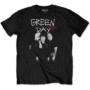 Image of Green Day - Red Hot Unisex Large T-Shirt - Black