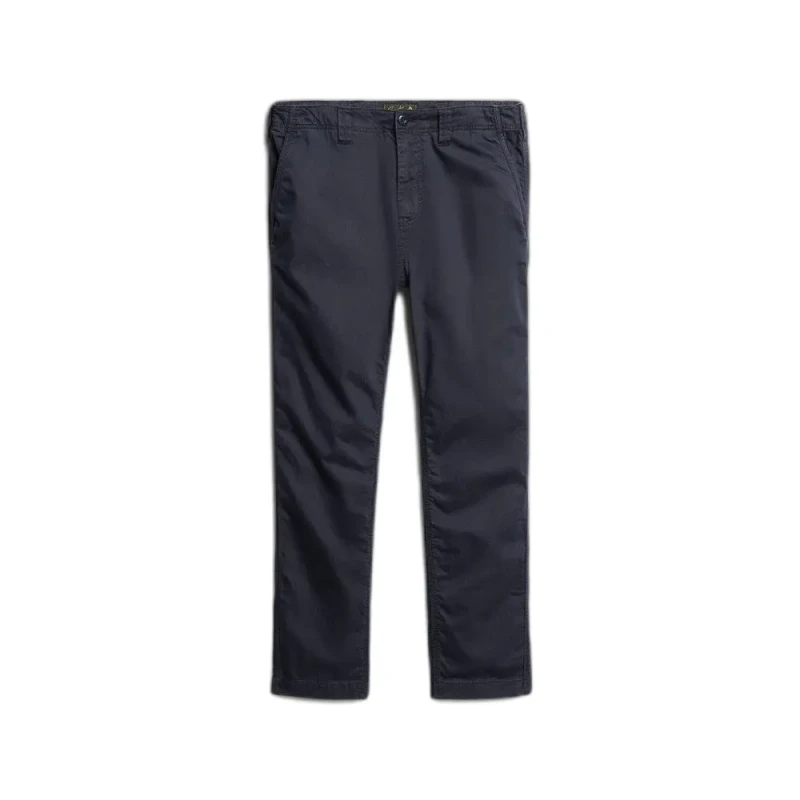 Image of Superdry Chino Trousers Superdry Bleu Male 32x32