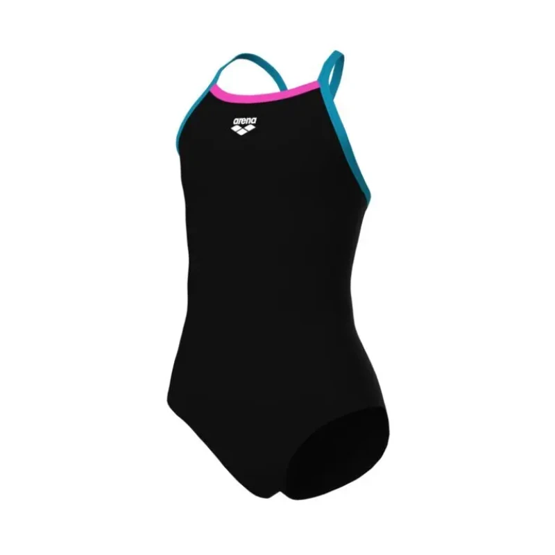 Image of Arena One Piece swimsuit for girls Arena Light Drop Solid Noir Female 12/13 ans 005919-589