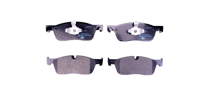 Image of HELLA 8DB 355 024-741 Brake pad set prepared for wear warning indicator Brake Pad Set,disc brake (402)