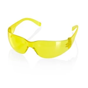 image of Click Traders Ancona Spectacles Yellow Ref CTASS2Y Pack 10 Up to 3 Day