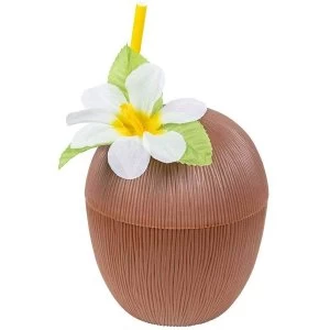 Image of Coconut Cup with Straw 400ml