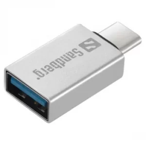Image of Sandberg USB Type-C to USB 3.0 Cable, Aluminium, 5 Year Warranty