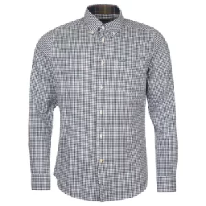 Image of Barbour Mens Padshaw Tailored Shirt Green XXL