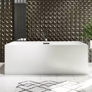 image of Anthracite 3D Effect Wall Tile 33 x 33cm - Aster