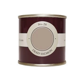Image of Farrow & Ball Estate Dead salmon No. 28 Emulsion Paint 100ml Tester pot