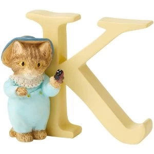 Image of Letter K Tom Kitten Figurine