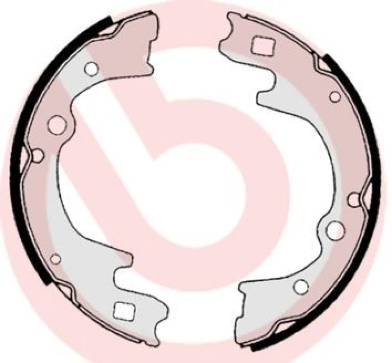 Image of BREMBO Brake Shoe Set BREMBO S 30 515