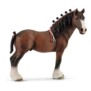 Image of SCHLEICH Farm World Clydesdale Gelding Toy Figure