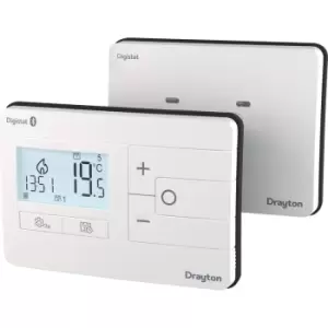 image of Drayton Digistat Programmable Room Thermostat Dual Channel