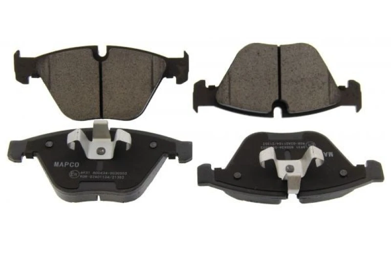 Image of MAPCO 6931 Brake pad set Front Axle, prepared for wear warning indicator Brake Pad Set,disc brake (402)