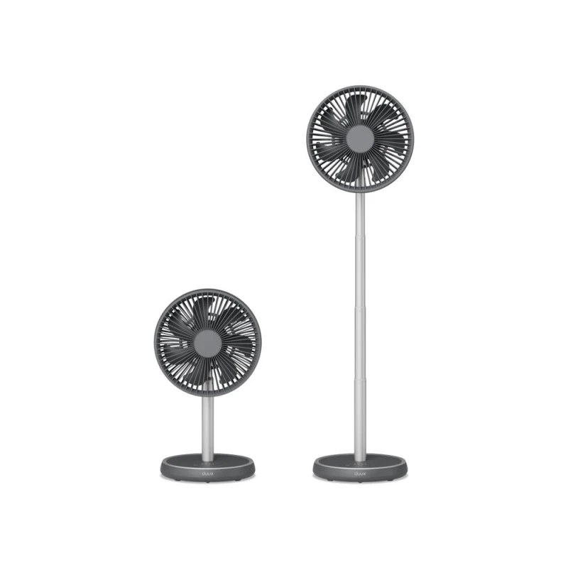 Image of Duux Rize Portable Fan with Rechargeable Battery in Charcoal Charcoal Unisex
