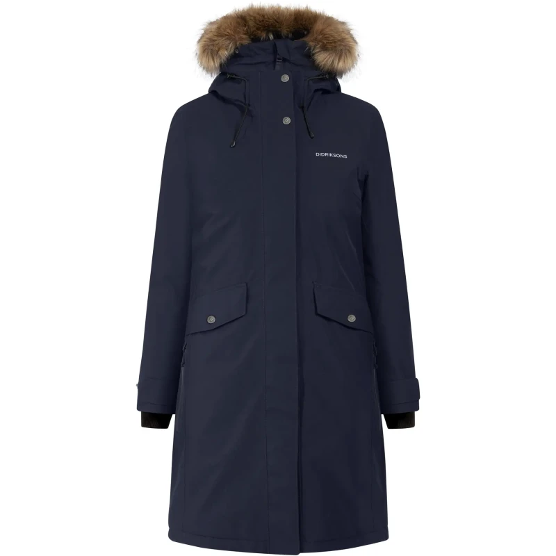 Image of Womens parka Didriksons Erika Bleu Female 40