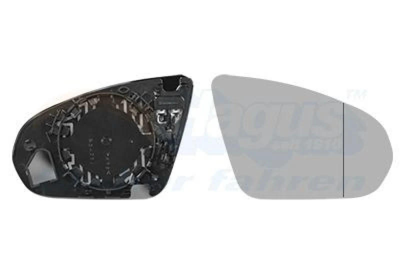 Image of VAN WEZEL Wing mirror glass VAN WEZEL 2946838