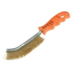 Image of Lessmann Universal Hand Brush 260mm x 28mm 0.35 Crimped Steel Wire