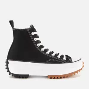 Image of Converse Run Star Hike Hi-Top Trainers - Black/White/Gum - UK 11