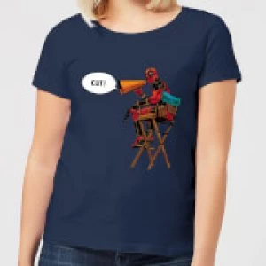 Image of Marvel Deadpool Director Cut Womens T-Shirt - Navy - L