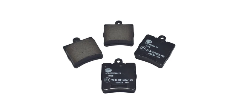 Image of HELLA Brake pad set HELLA 8DB 355 008-961