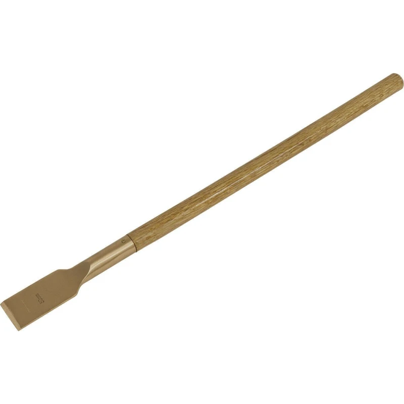 Image of Loops Long Handle Decorators Scraper - 50 x 690mm - Non-Sparking - Beryllium Copper Copper