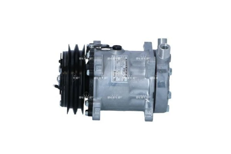 Image of NRF 32238 AC Compressor EASY FIT PAG 46, with PAG compressor oil, with gaskets/seals Compressor,air conditioning (447)