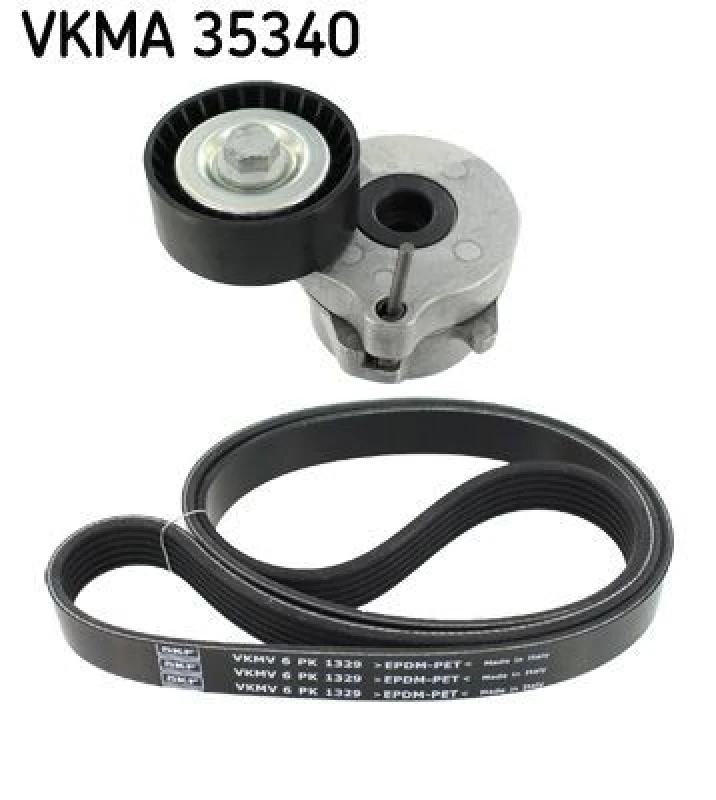 Image of SKF V-Ribbed Belt Set SKF VKMA 35340