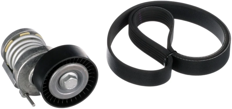 Image of GATES K026PK1070 V-ribbed belt set Micro-V Stretch Fit V-Ribbed Belt Set (542)