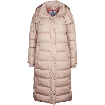 Image of Barbour Belmount Quilted Jacket - Sand Dune/Rose