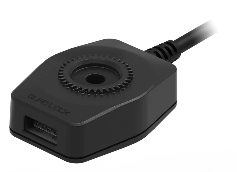 Image of Quad Lock Motorcycle USB Charger Size