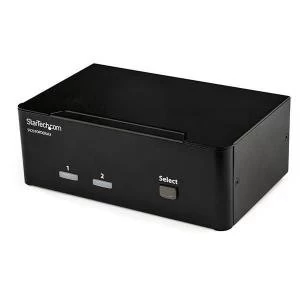 2 Port Displayport Dual monitor Kvm 4k