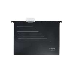 image of Alpha Recycle Card Suspension File V-Base, A4, Black