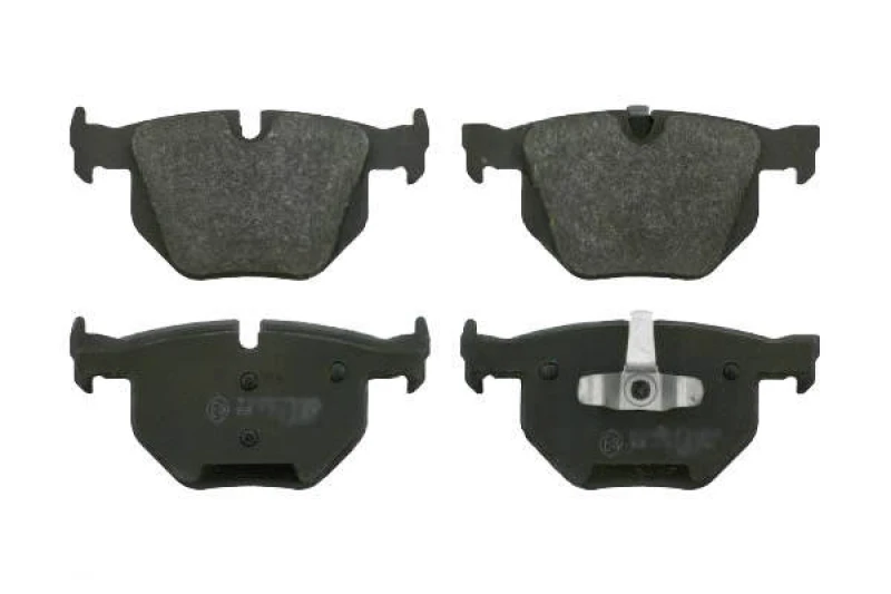 Image of Blue PRINT ADB114209 Brake pad set Rear Axle, prepared for wear warning indicator, with piston clip Brake Pad Set,disc brake (402)