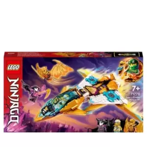 image of LEGO NINJAGO Zane's Golden Dragon Jet Plane Toy Set 71770 - Multi