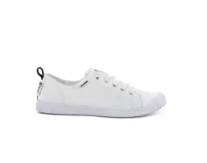 Image of Palladium Boots Womens EASY LACE CANVAS STAR WHITE