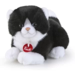 Image of Trudi Trudini Black & White Cat Soft Toy
