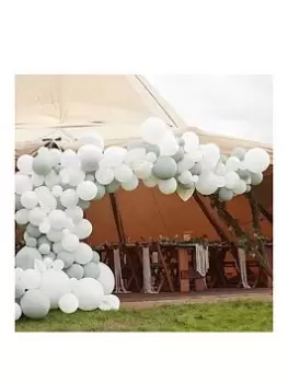 image of Ginger Ray Botanical Wedding Balloon Arch, One Colour, Women