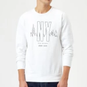 Image of Friends NY Skyline Sweatshirt - White - L
