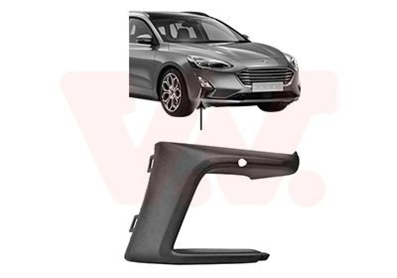 Image of VAN WEZEL Bumper moulding VAN WEZEL 1949584