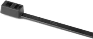 Image of HellermannTyton Black Cable Tie Nylon Releasable, 305mm x 4.7 mm