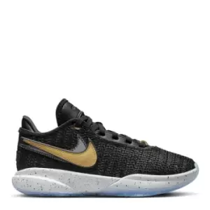 image of Nike LeBron XX Jnr Basketball Shoes - Black