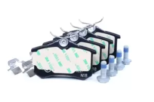 Image of ATE Brake pad set 13.0460-2845.2 Brake pads,Brake pad set, disc brake RENAULT,Clio III Schragheck (BR0/1, CR0/1),TWINGO II (CN0_),SCENIC II (JM0/1_)