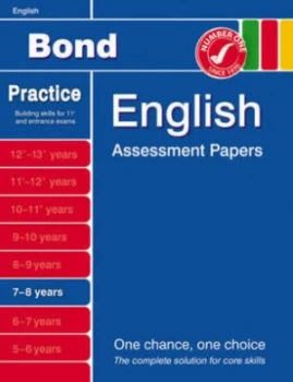 Image of Bond English Assessment Papers. 7-8 Years by J M Bond Paperback