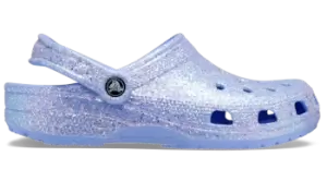Image of Crocs Classic Glitter Clogs Unisex Moon Jelly W6/M5